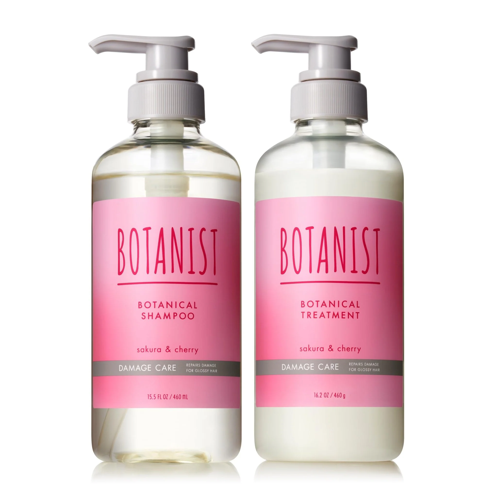 [2025 Spring Limited Edition] BOTANIST Shampoo Treatment Set - Damage Care - Sakura & Cherry Fragrance