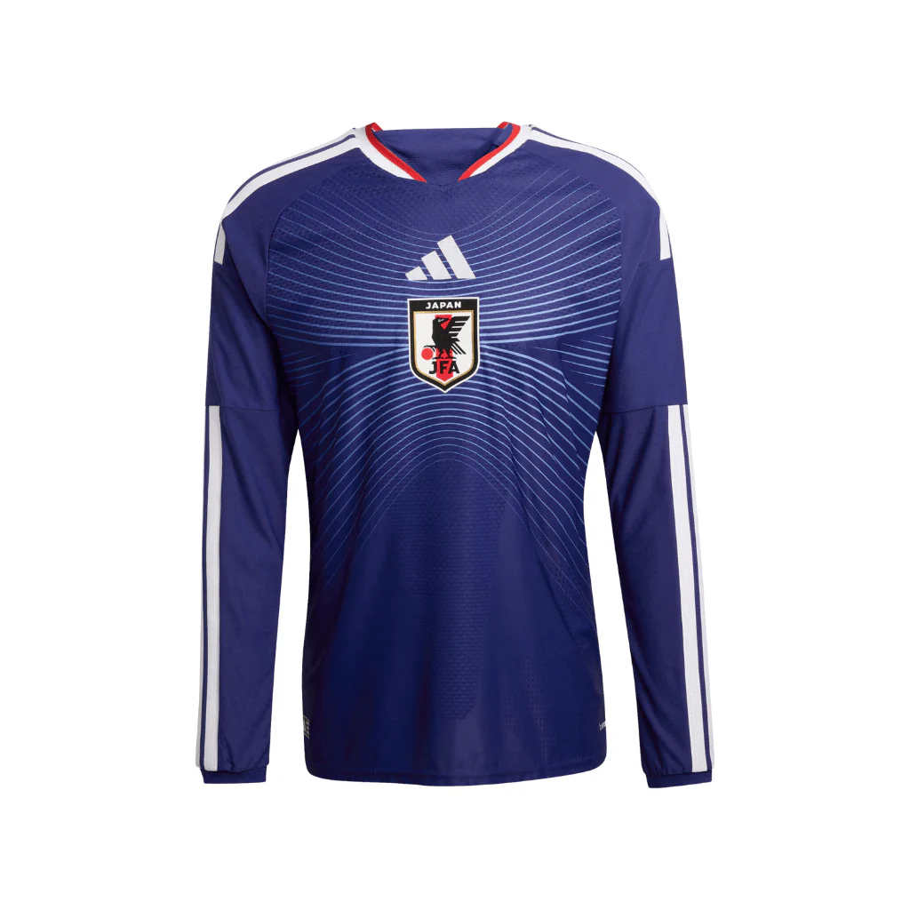 Adidas Japan National Team 2026 Home Authentic Long Sleeve Jersey