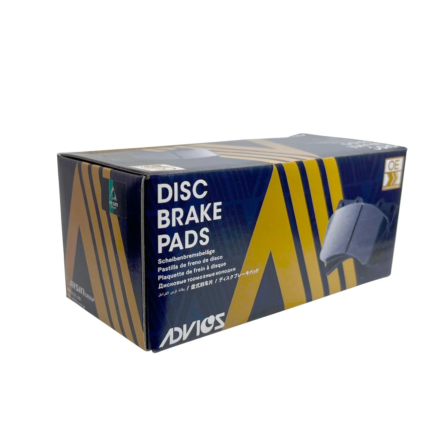 ADVICS Disc Brake Pads for TOYOTA Prius 4-Piece Kit (SN147) - Image 3