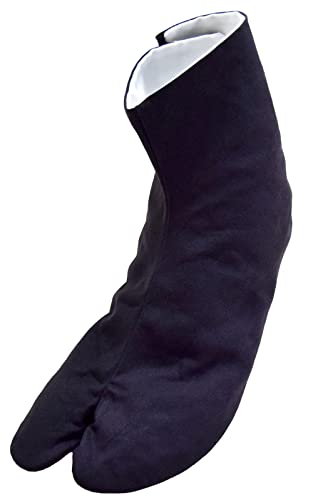 Ai Ai Cotton Tabi Socks with Black Sole Stain Resistant Japan Made 21 5-30 0cm