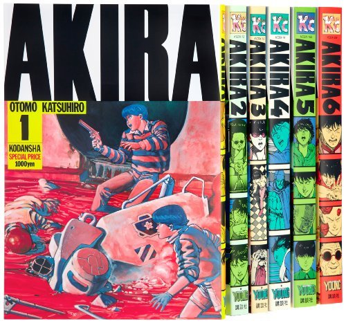 AKIRA Complete 6 Volume Set KC Deluxe Manga Collection by Katsuhiro Otomo
