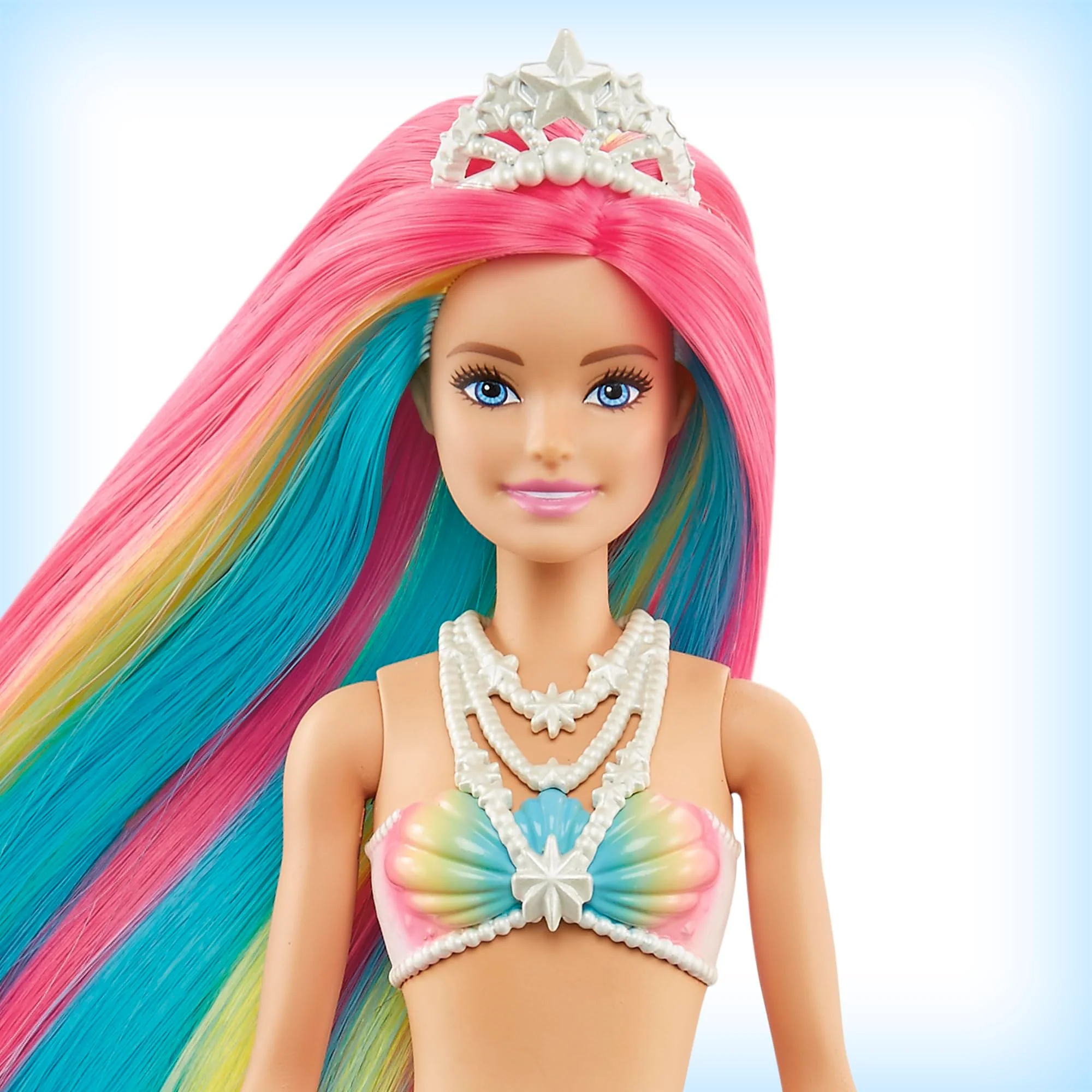 Barbie Rainbow Magic! Color-Changing Mermaid Doll GTF89 - Image 3
