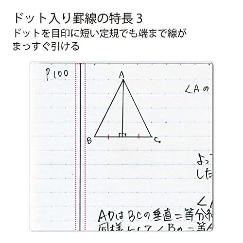 KOKUYO Notebook Campus B5 Dotted B-Lined 5-Pack Black - Image 6