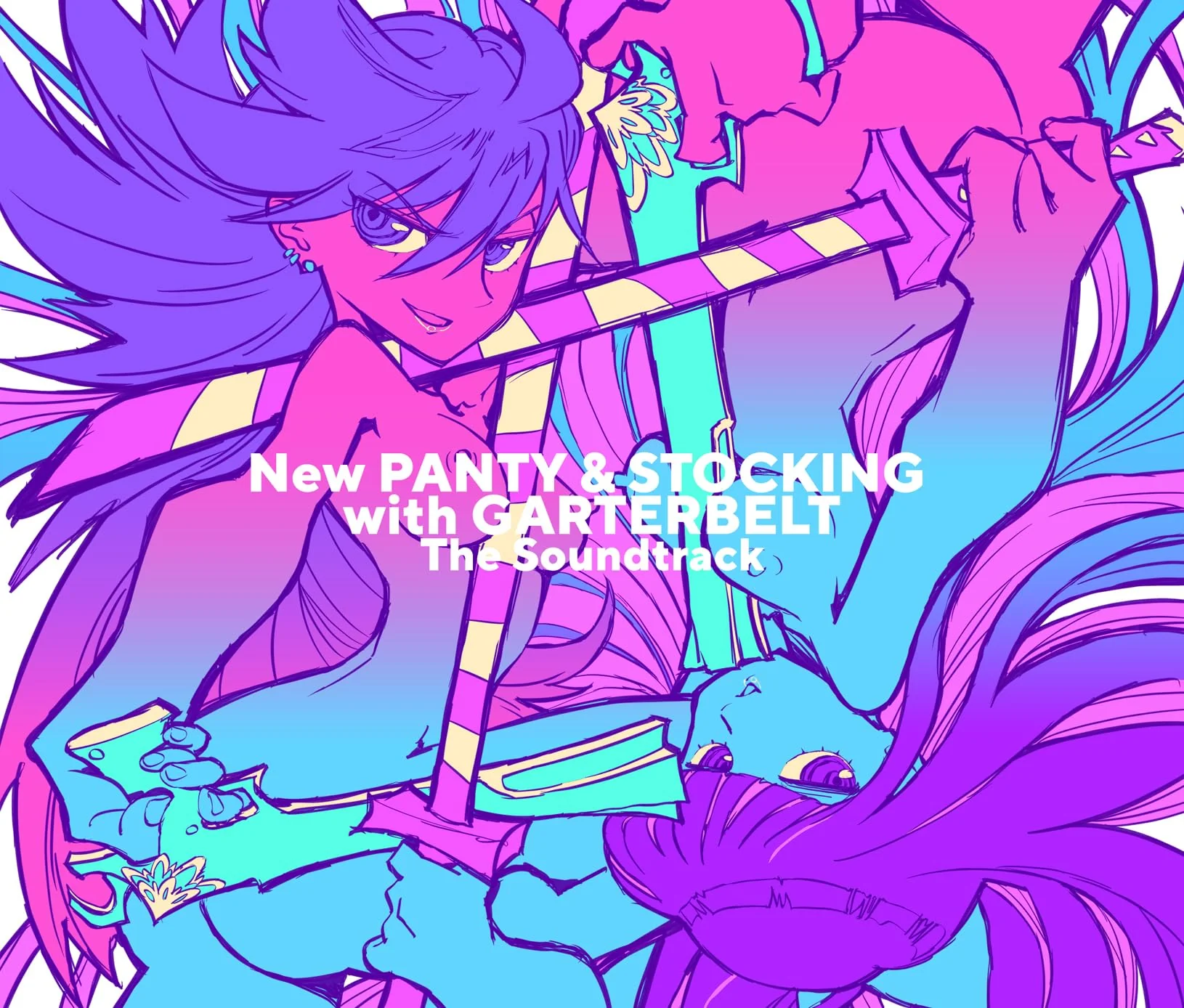 Amazon Exclusive: New Panty & Stocking with Garterbelt Soundtrack (Limited) 2CD + Mega Jacket