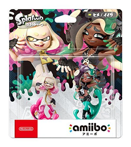 Nintendo amiibo Tentacles (Off the Hook) Set Hime (Pearl) Iida (Marina) Splatoon Series