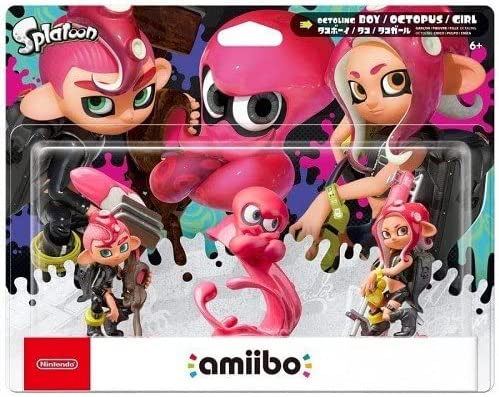 Nintendo amiibo Triple Set [Octopus Girl / Octopus / Octopus Boy] (Splatoon Series)