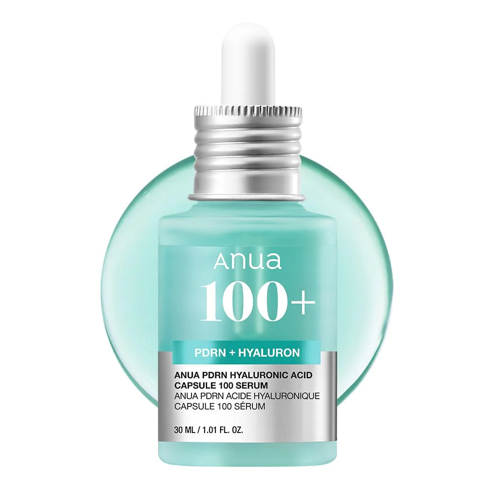 ANUA PDRN Hyaluronic Acid Capsule Serum 30ml Hydrating Glow for Dry/Combo Skin