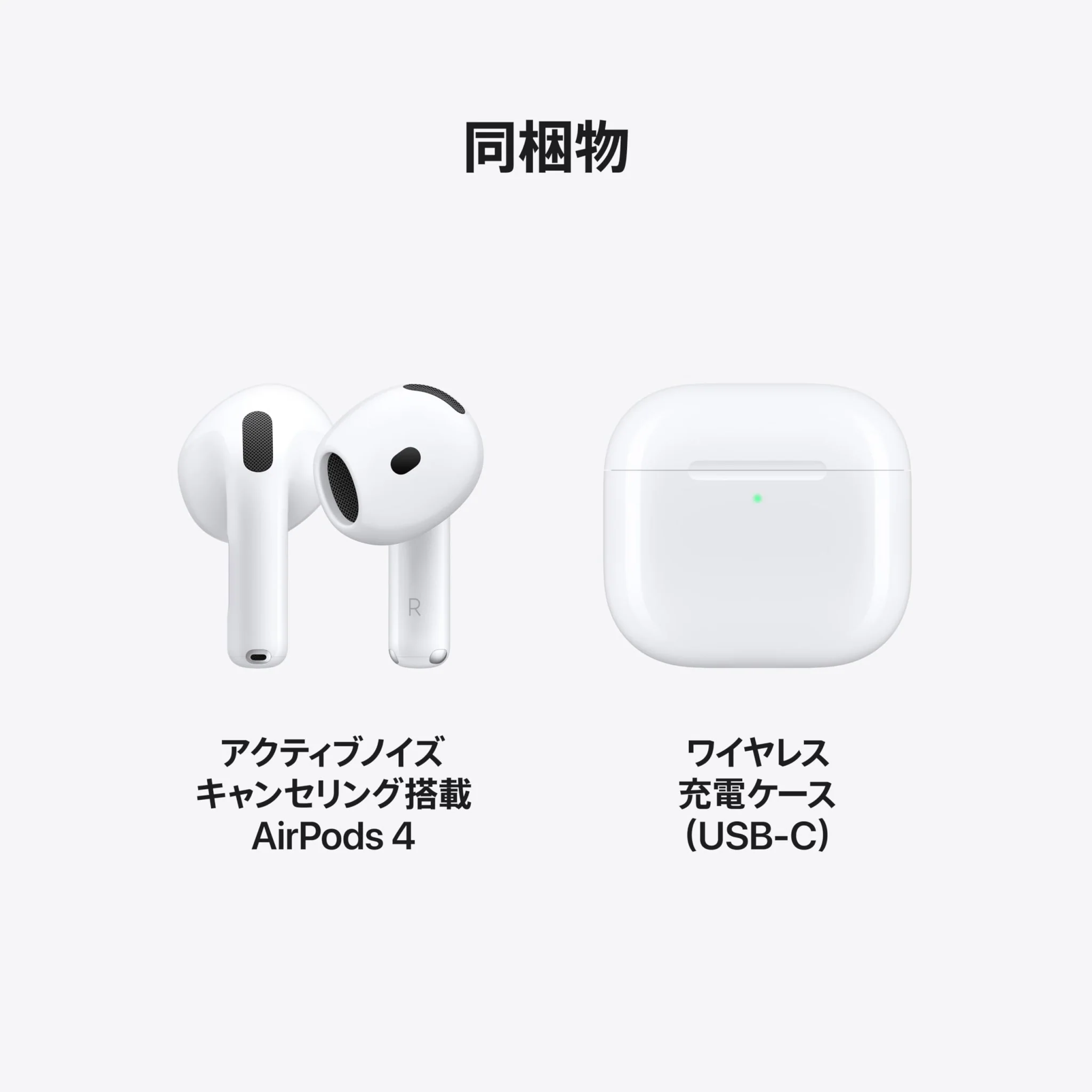 Apple AirPods 4 - ANC Spatial Audio USB-C+Qi case H2 Dust/Sweat-Resist Find My - Image 6