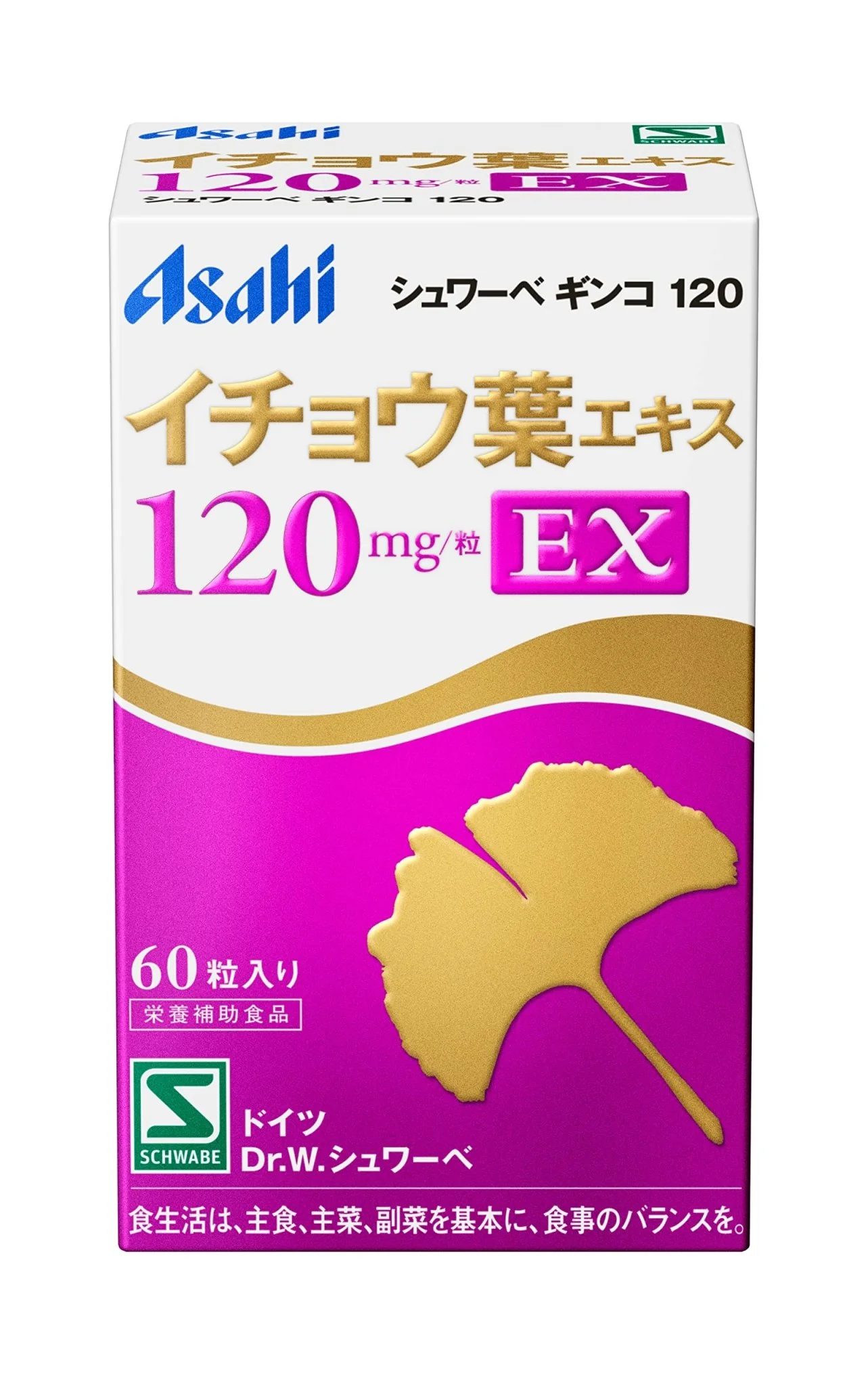 Asahi Schwabe Kinco Schwabeginco Supplement 120mg EX 60 Capsules