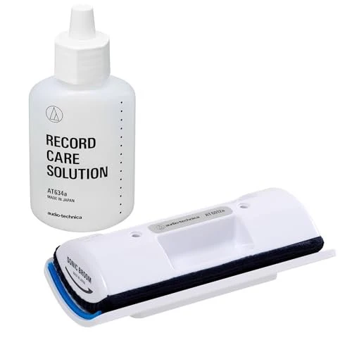 Audio-Technica AT6012a Record Cleaner Wet/Dry Cleaner Solution (AT634a) included