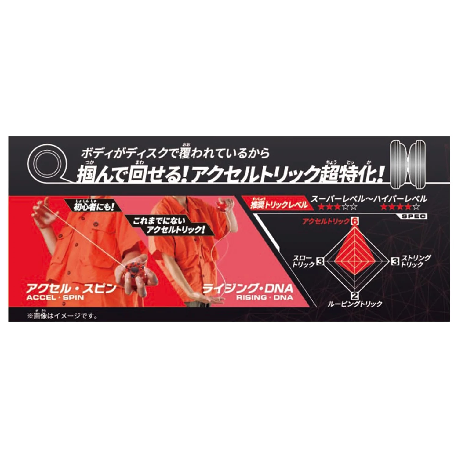 BANDAI Hyper Yo-Yo Accel “Accel Grab -Dragonic Claw- - Image 4