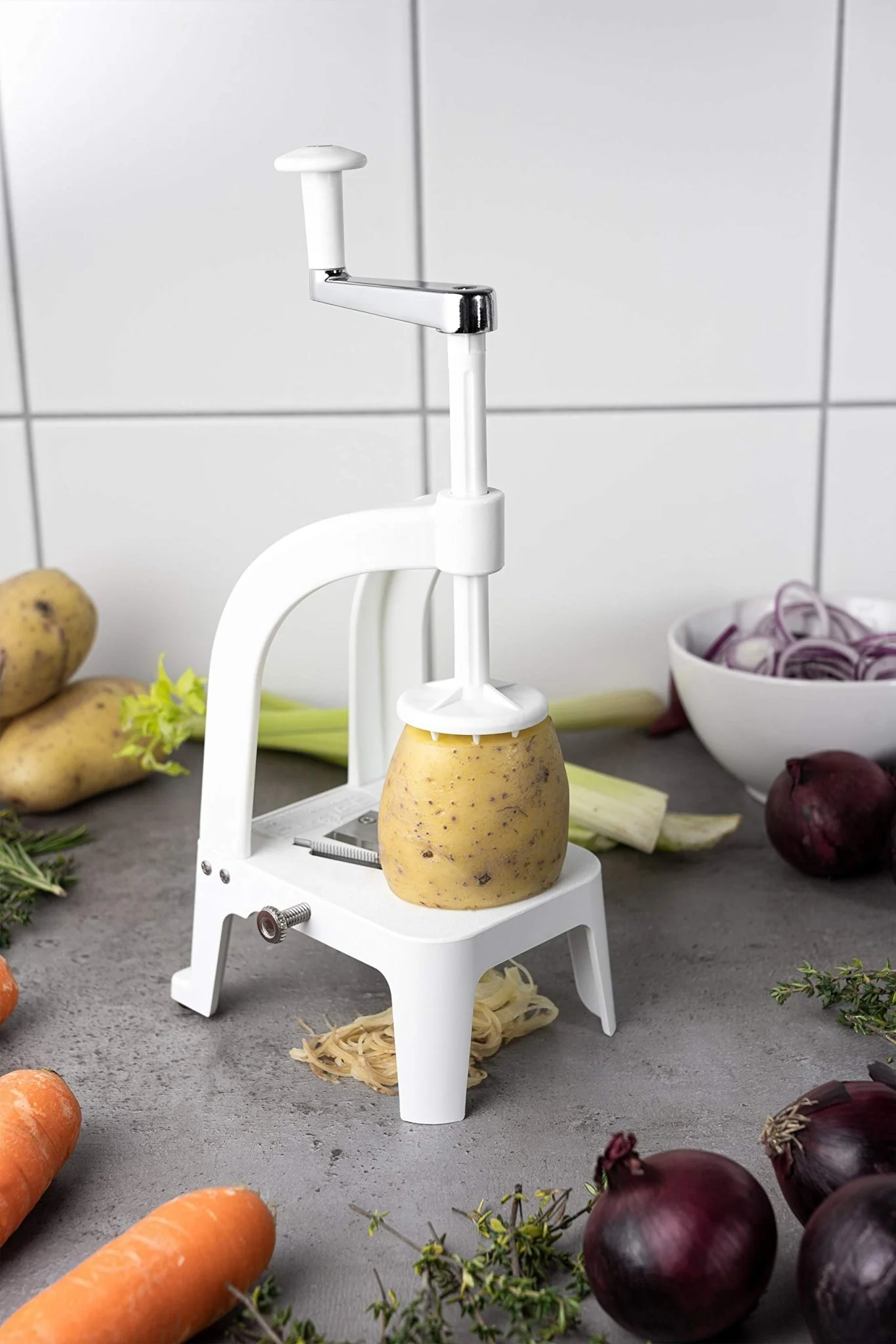 BENRINER COOK HELP Professional Vegetable Slicer CKT04 BN7 Kitchen Mandoline Made in Japan 3 Blade Types - Image 4