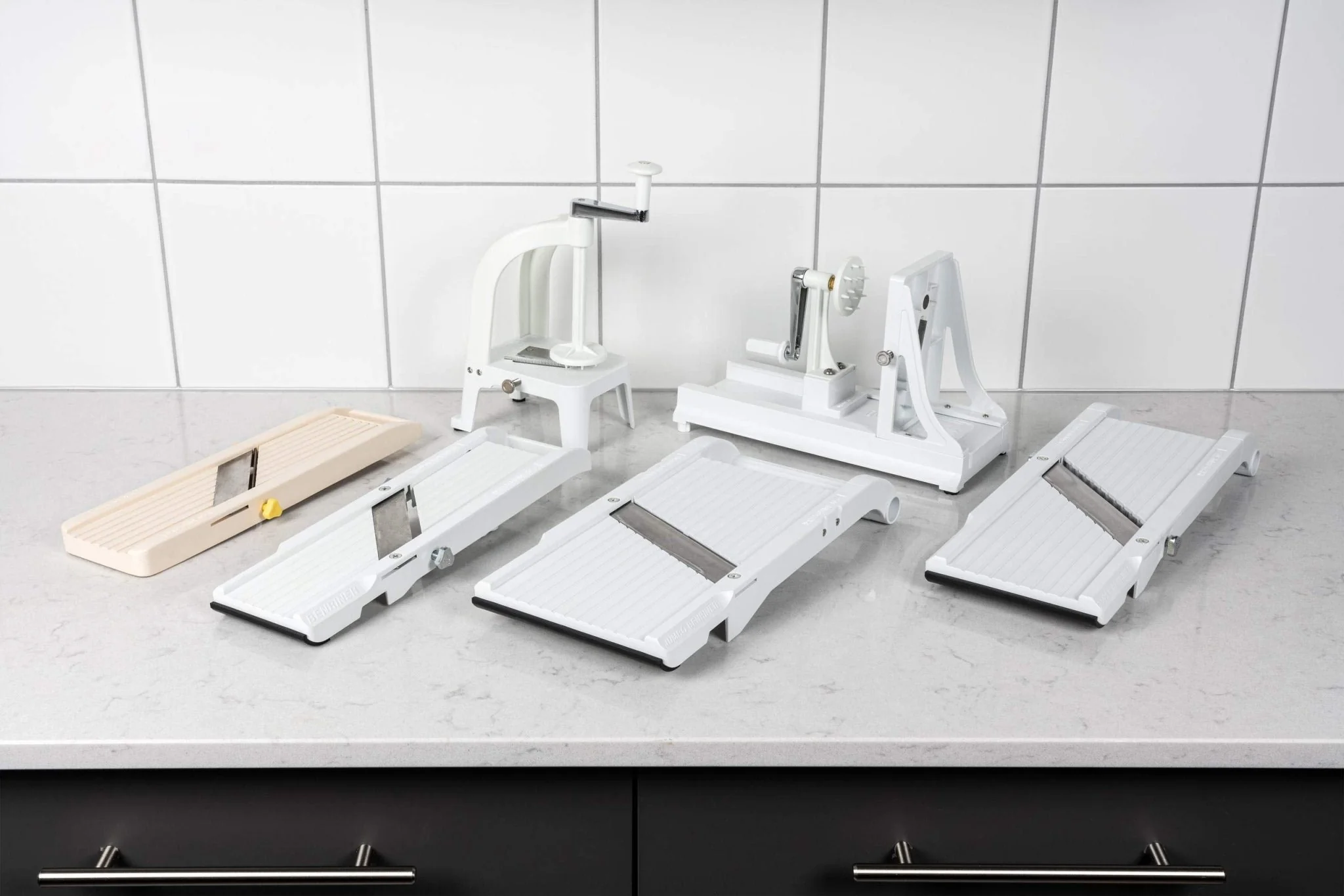 BENRINER COOK HELP Professional Vegetable Slicer CKT04 BN7 Kitchen Mandoline Made in Japan 3 Blade Types - Image 5