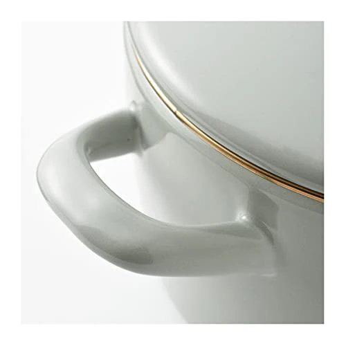 Bruno Fuji enameled two-handled pot 20cm BHK280 - Image 6