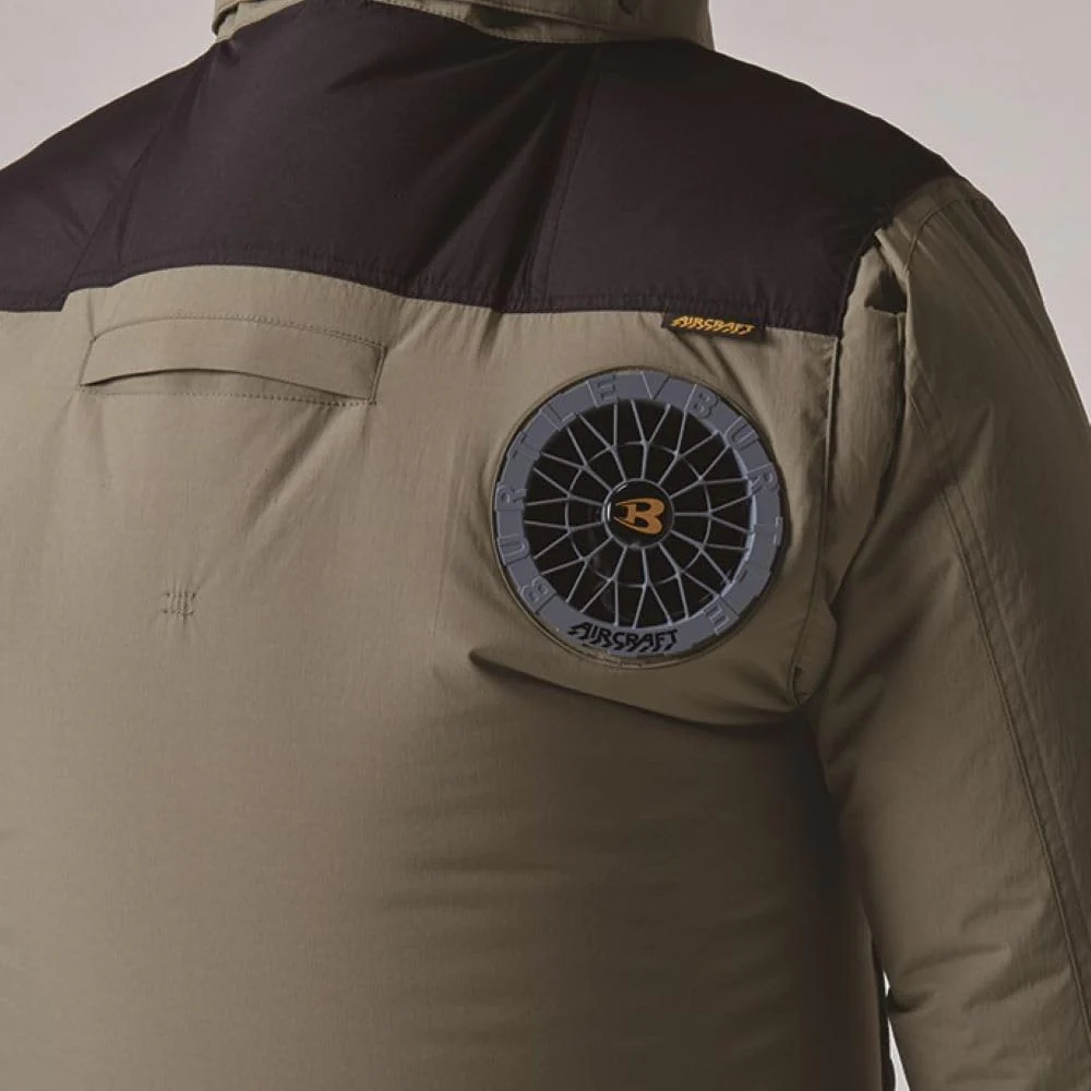 Burtle Aircraft Short Sleeve Blouson Unisex Spring Summer AC2086 Steel Gray - Image 6