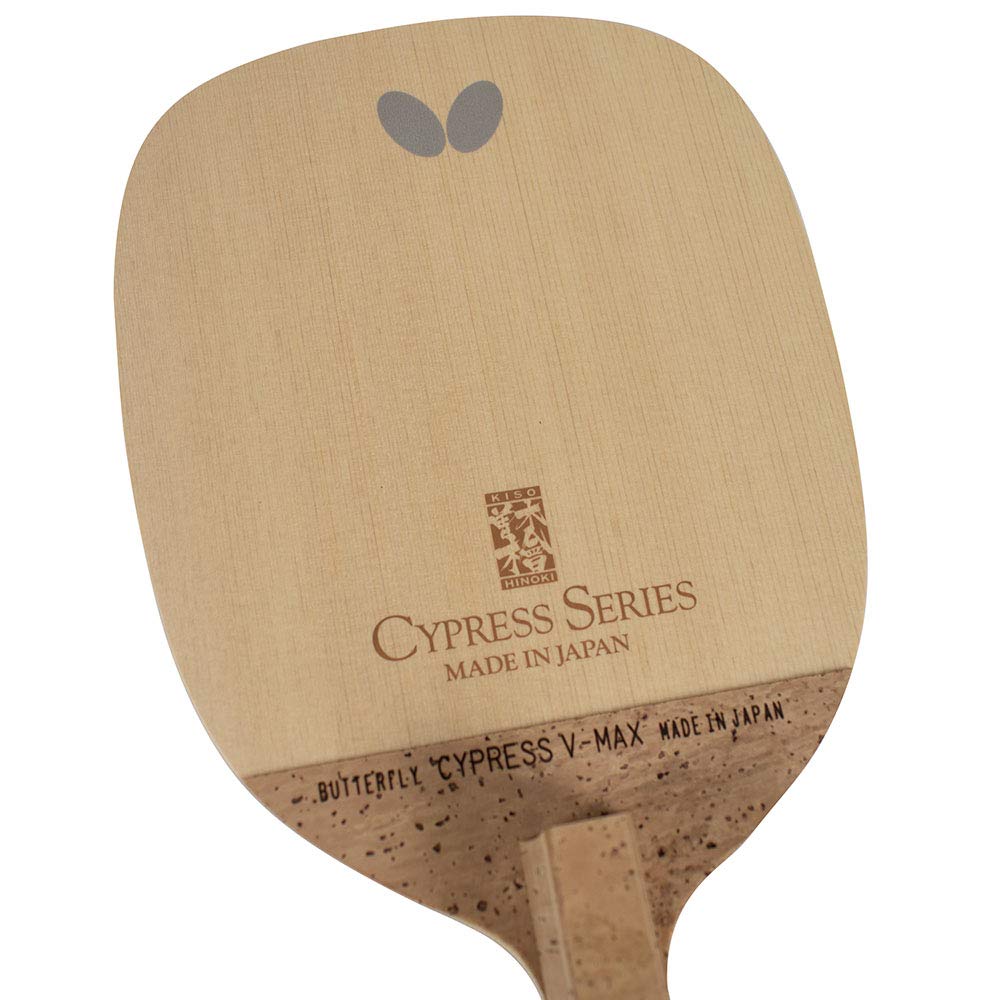 Butterfly Table Tennis Penhold Racket Cypress V-MAX Model 23960 163x135mm Made in Japan - Image 2