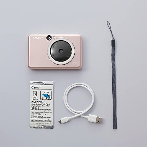 Canon Instant Camera Printer iNSPiC ZV-223-PK for Photo Pink Small - Image 8
