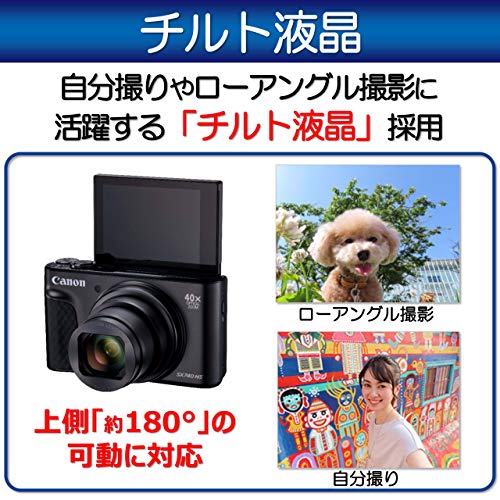 Canon PowerShot SX740 HS Black Compact Digital Camera Zoom Lens 40 - Image 3