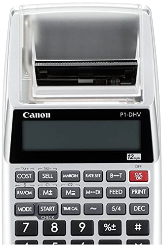Canon Printer Calculator Formula Type P1-DHV-3 Compact Desktop Office Tool - Image 7