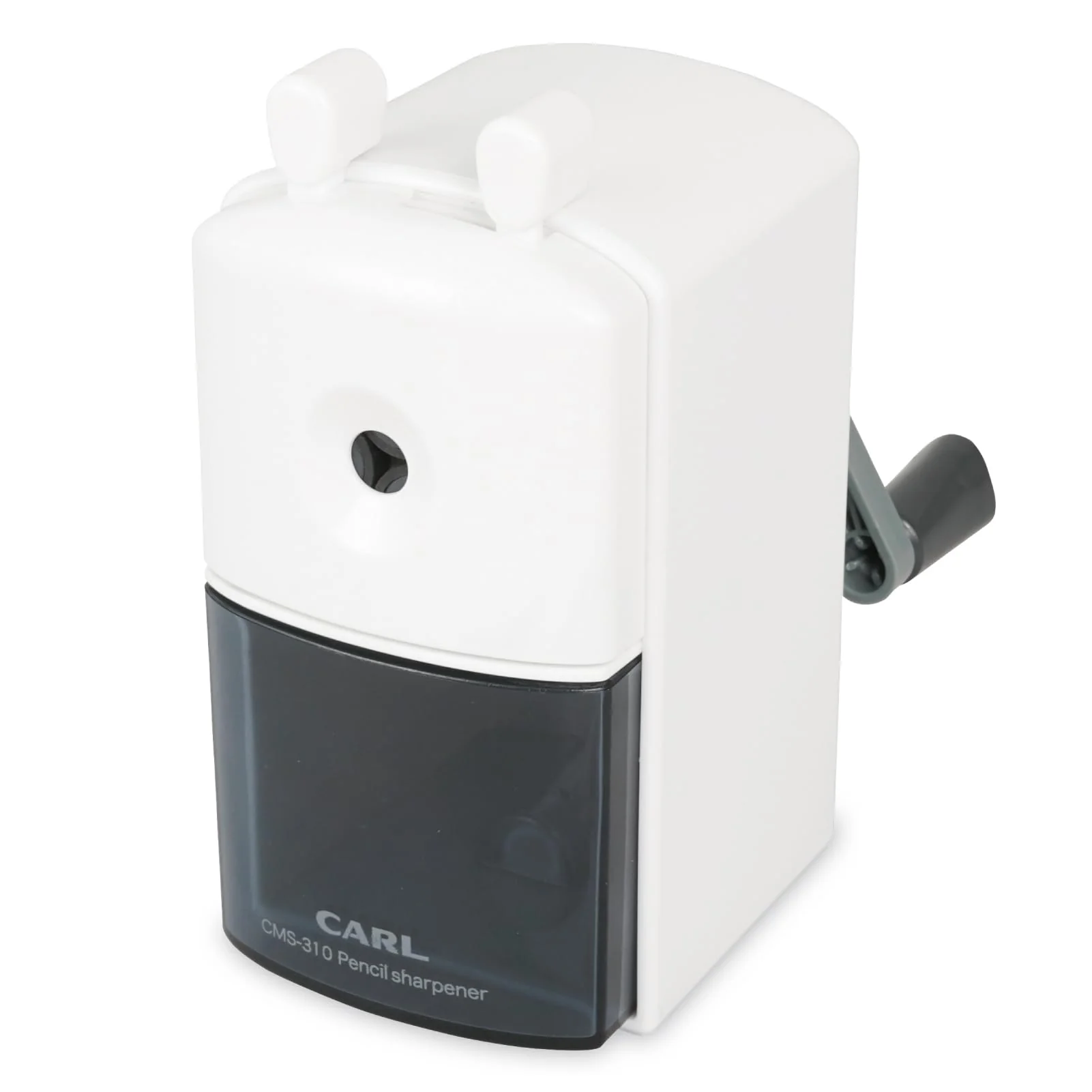 Carl Manual Pencil Sharpener with Jam Removal Function CMS-310 White Japan