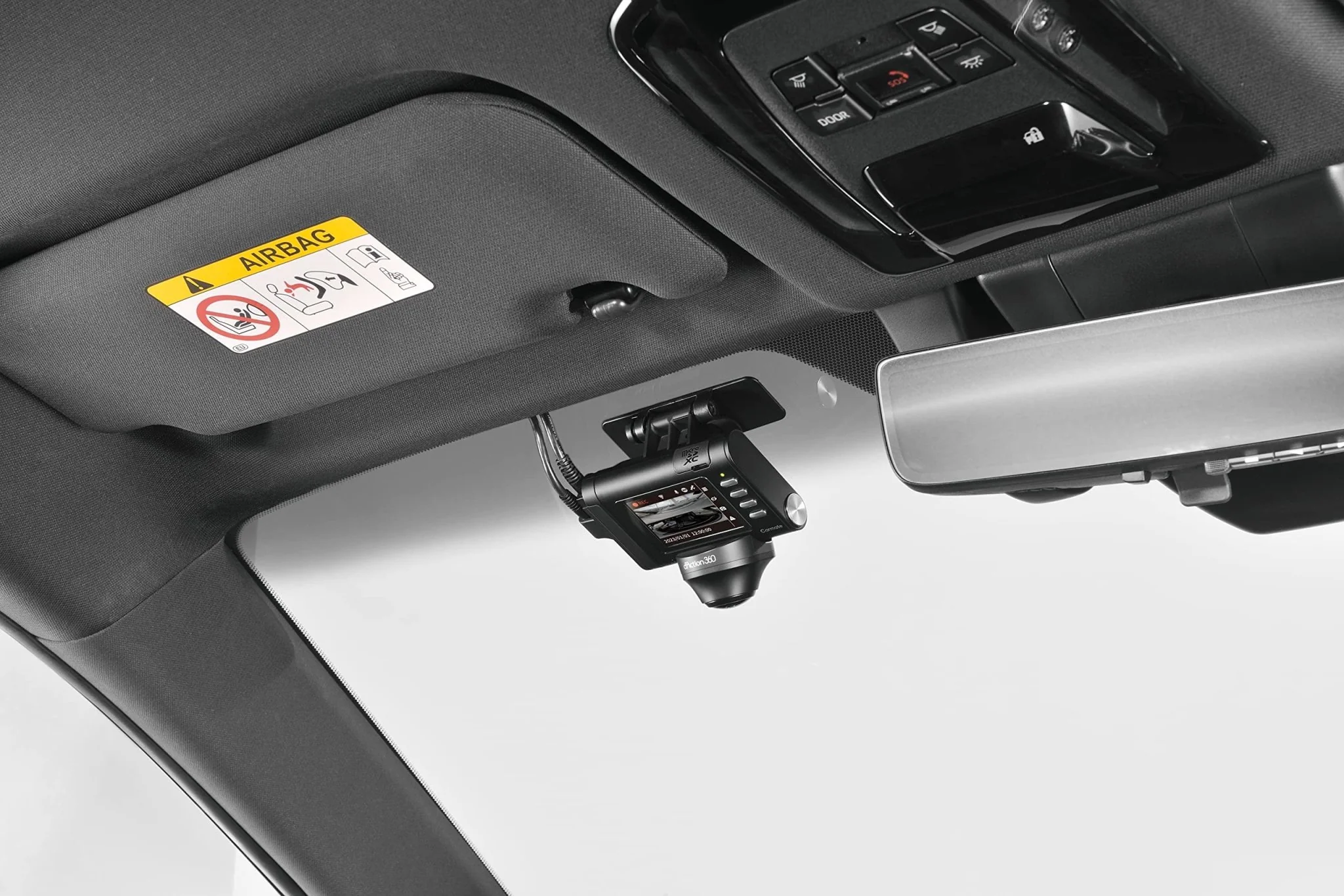 CARMATE ARF 360° Dash Cam — Front/Rear/Side Cameras with LCD (DC3600R) - Image 5