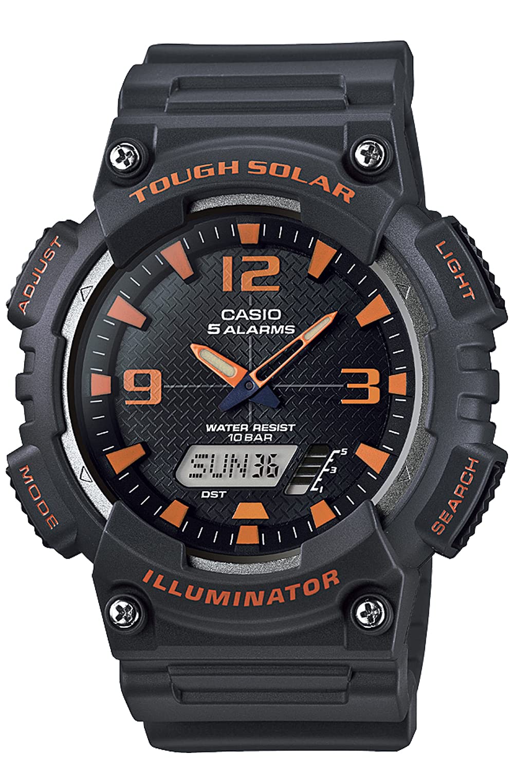 CASIO AQ-S810W-8AJH Collection Men's Black Digital-Analog Watch