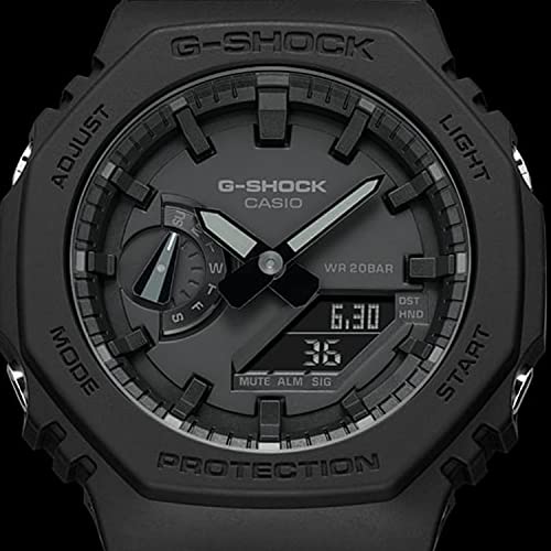 CASIO OAK G-Shock GA2100-1A1 A/D Digital Carbon Resin Black Out Men's Watch - Image 2