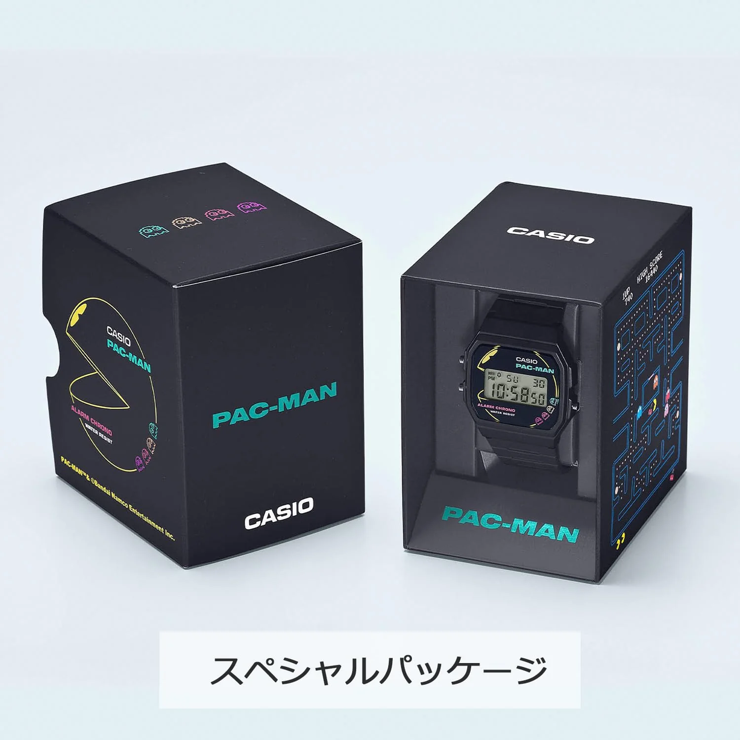 CASIO F-91WPC-1AJR Classic PAC-MAN Edition Digital Watch Made in Japan Black - Image 3
