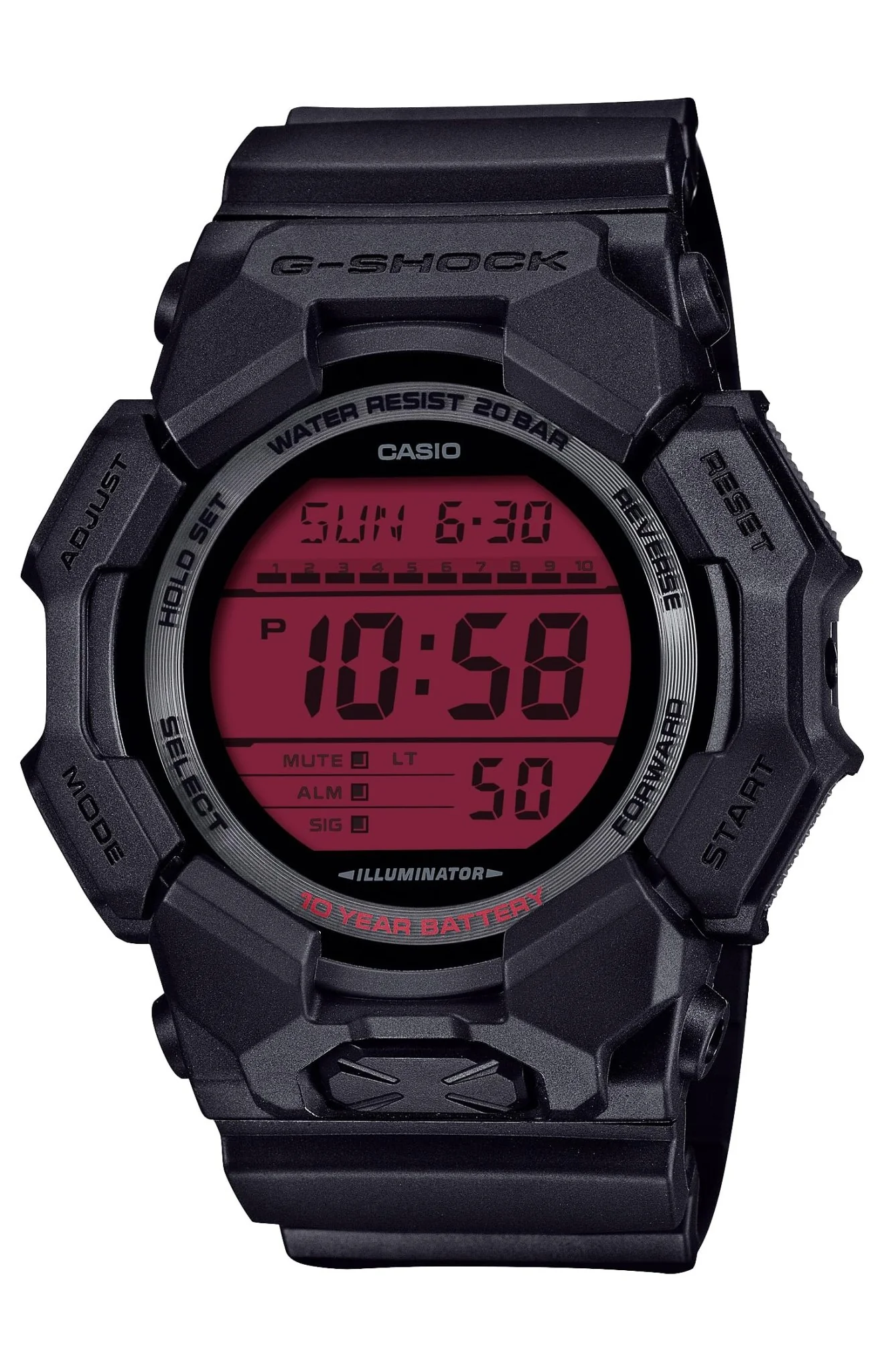 CASIO G-Shock Eco-Friendly GD-010BBR-1JF Black Men's Watch