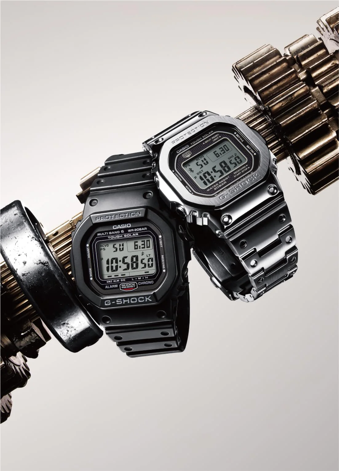 CASIO G-Shock Full-Metal Bluetooth Radio Solar Men's Watch Silver GMW-B5000D-1JF - Image 3