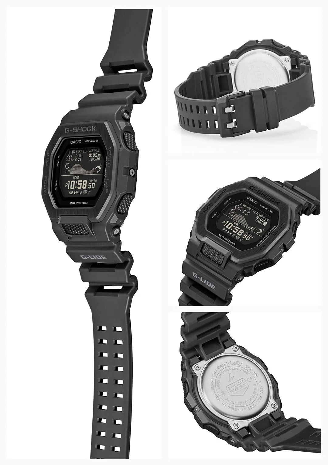 CASIO G-Shock G-Lide GBX-100NS-1JF Men's Watch Black - Image 2