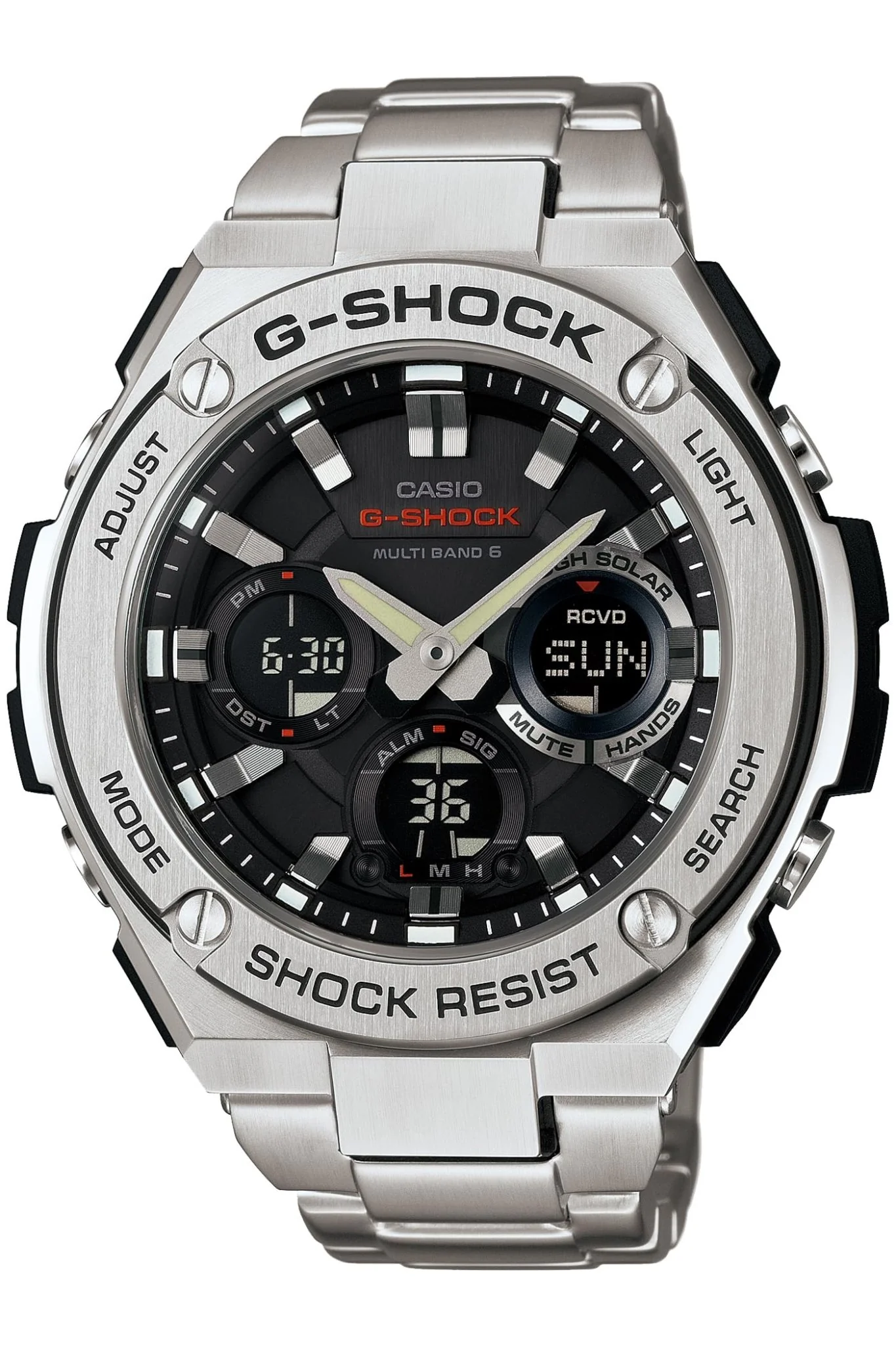 CASIO G-Shock G-STEEL GST-W110D-1AJF Radio-controlled Solar Silver