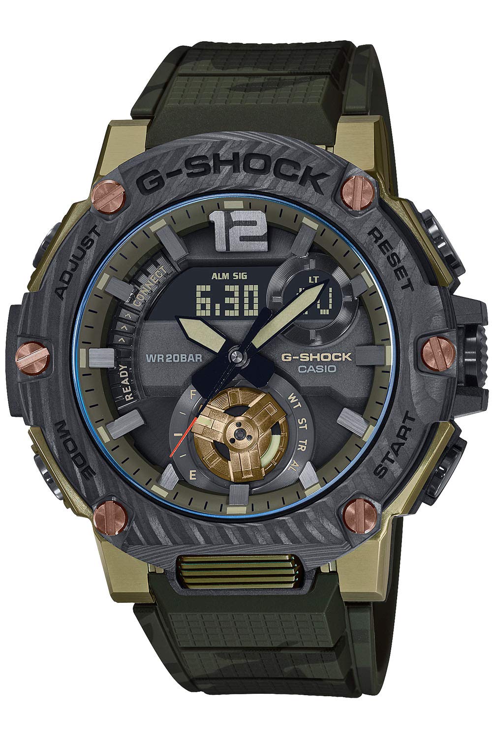 CASIO G-Shock G-Steel Solar Bluetooth Watch GST-B300XB-1A3JF Camo