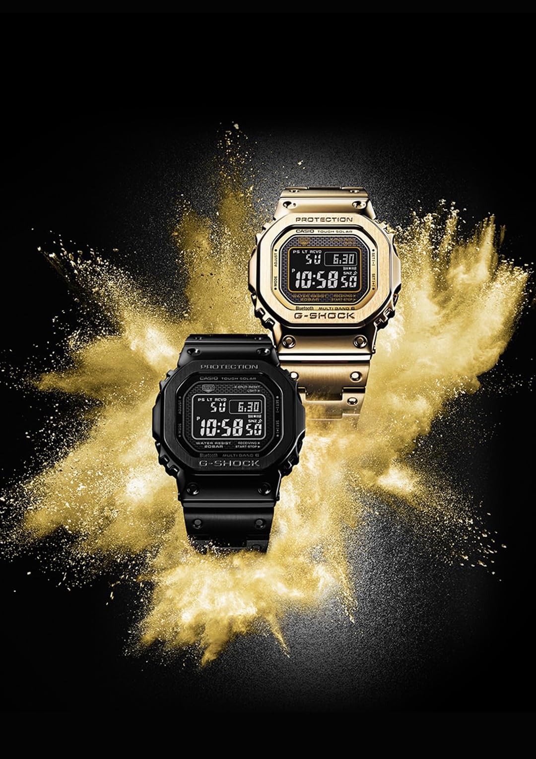 CASIO G-Shock GMW-B5000GD-1JF Men's Black  Full-Metal  Bluetooth  Radio Solar - Image 3