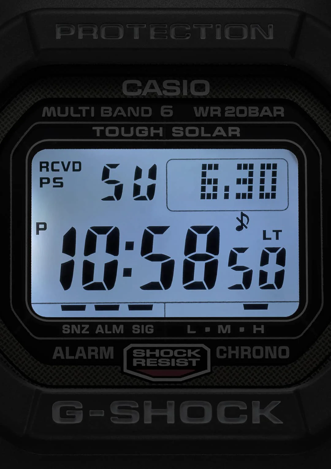 CASIO G-SHOCK GW-5000U-1JF 20 ATM Water Resistant Solar Radio Wave - Image 3
