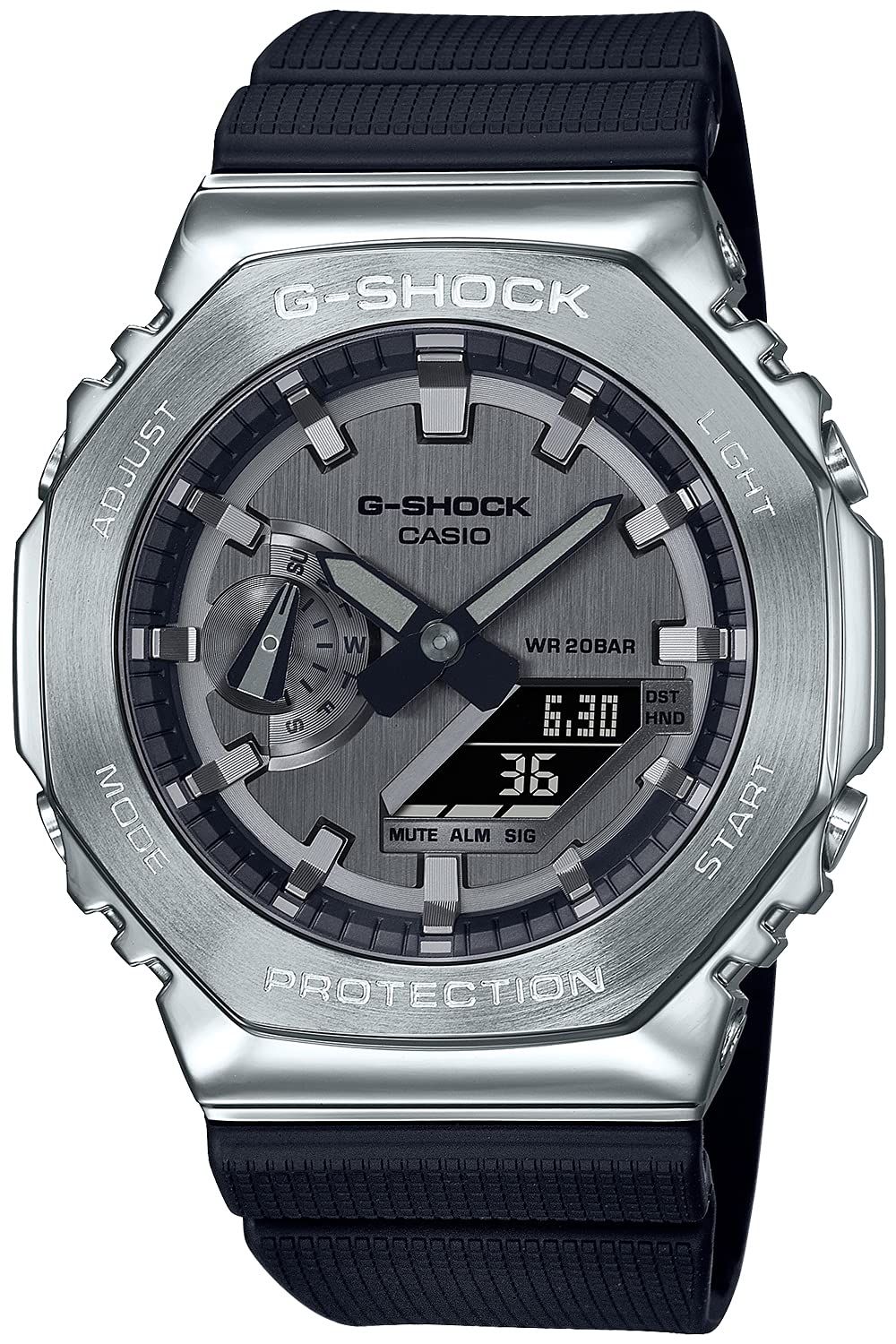 CASIO G-Shock Metal Covered Watch GM-2100-1AJF Men's Black