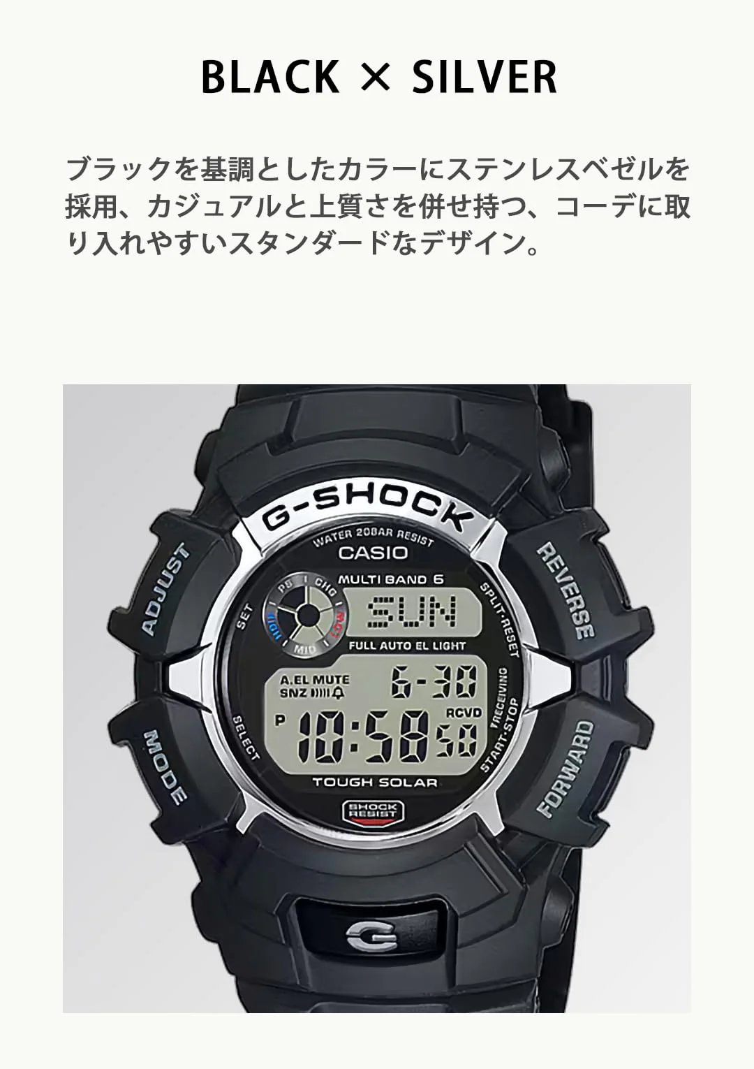 CASIO G-Shock Solar Radio-Controlled Watch GW-2310-1JF Black Mens - Image 5