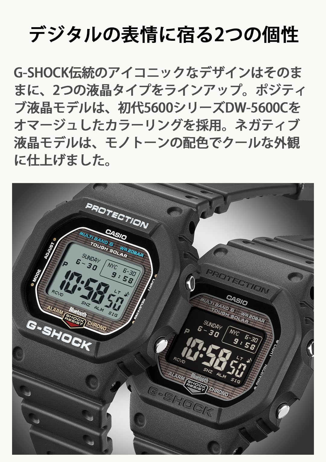 CASIO G‑Shock BX5600-1A1JF solar radio men’s watch with MIP LCD & Bluetooth all black - Image 7