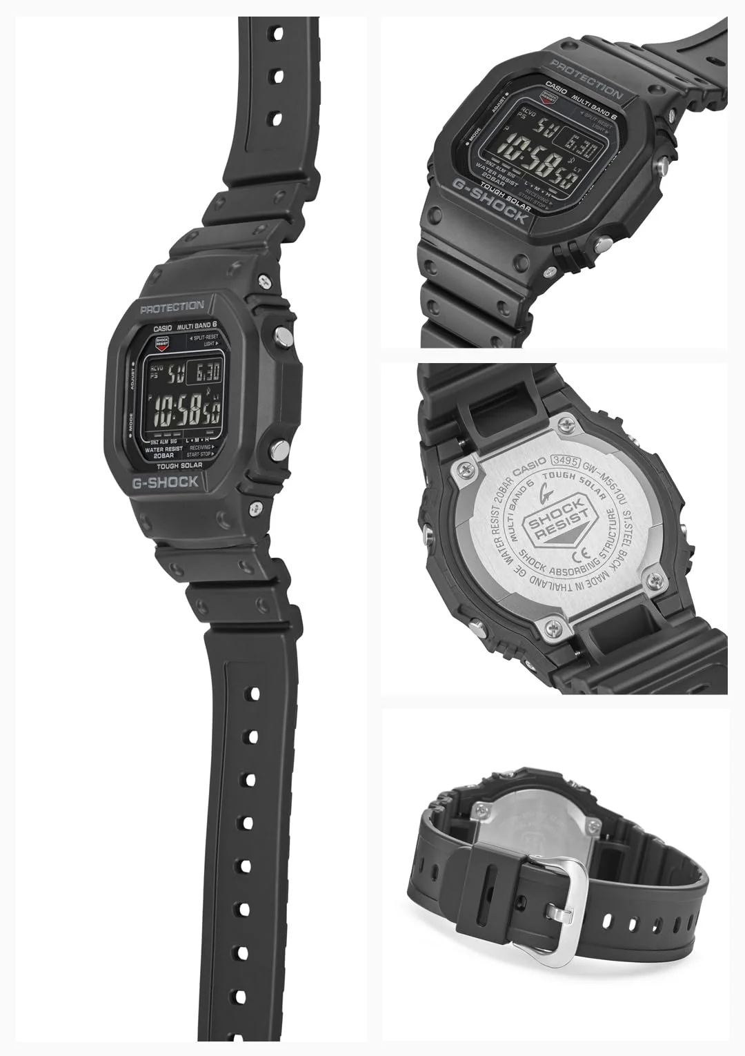 CASIO G-Shock Watch Domestic Model GW-M5610U-1BJF Black Men - Image 3