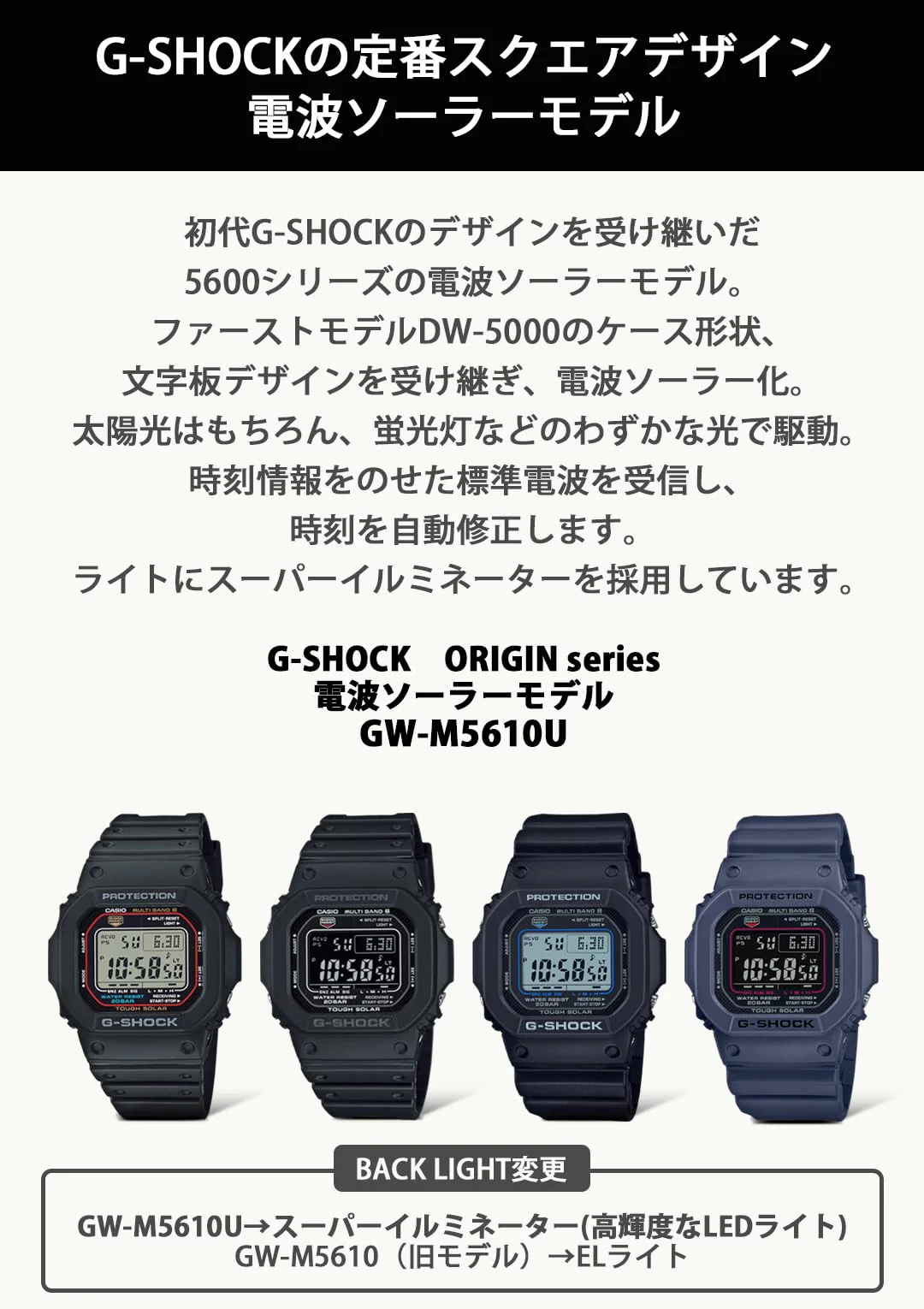 CASIO G-Shock Watch Domestic Model GW-M5610U-1BJF Black Men - Image 4
