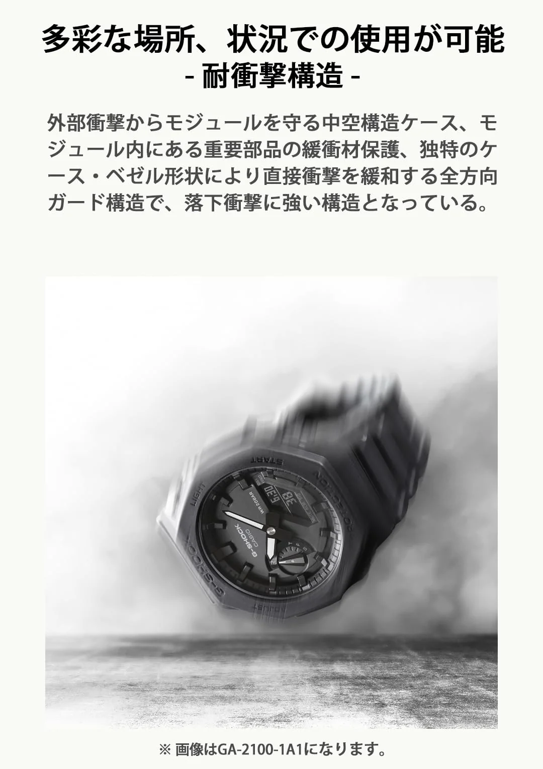 CASIO G-Shock Watch Men Domestic Model GA2300-8AJF Gray - Image 4