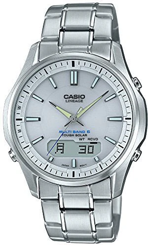 CASIO Lineage Solar Radio-Controlled Watch LCW-M100DE-7AJF Silver Mens