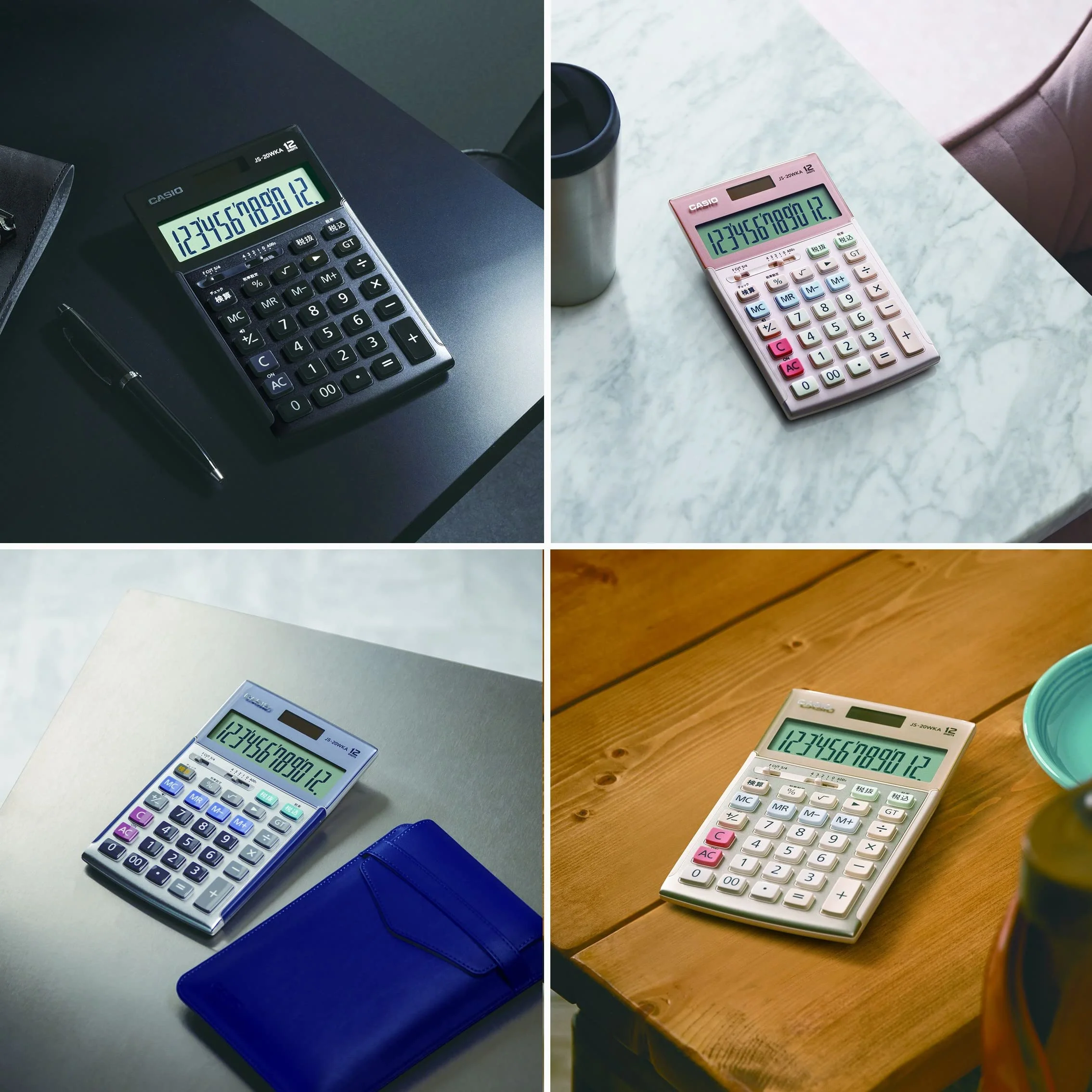 CASIO Professional Business Calculator 12-Digit Check Function JS-20WKA-SR Silver - Image 7