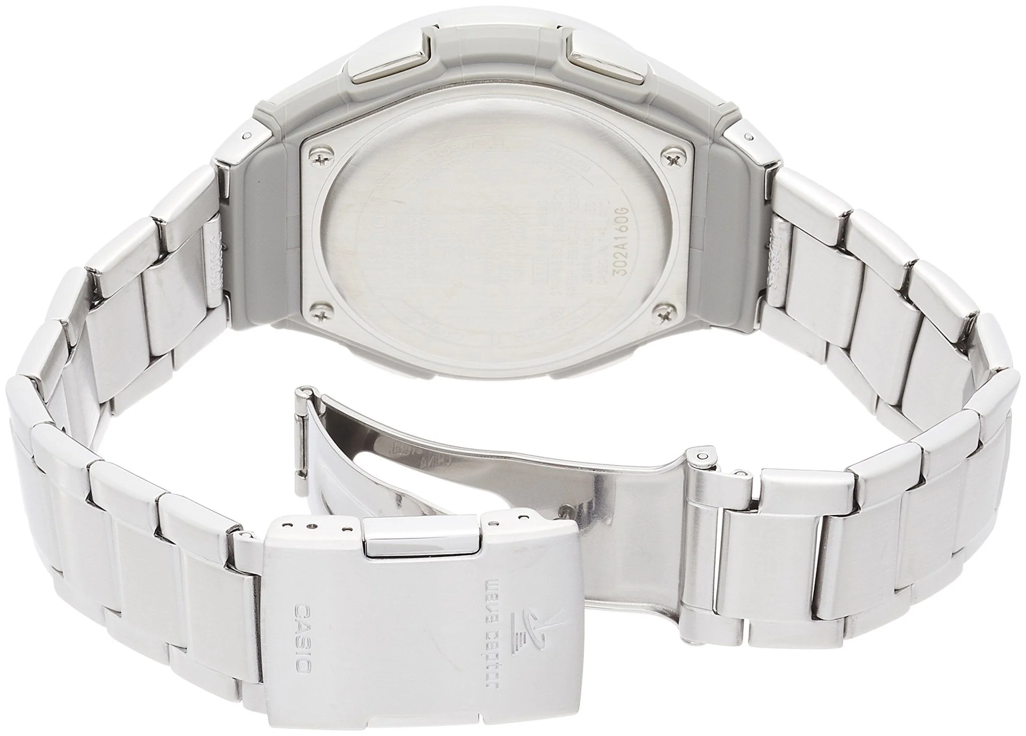 CASIO Wave Ceptor WVA-M650D-1A2JF Men's Silver Watch Made in Japan - Image 2