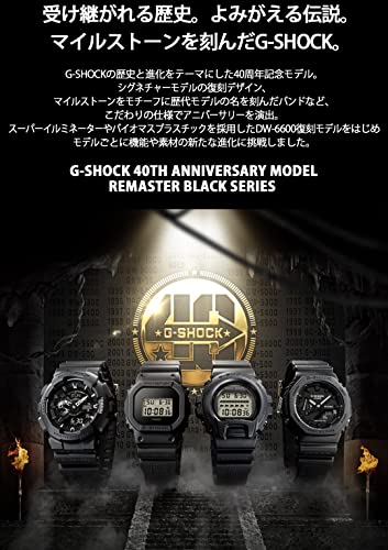 CASIO G-SHOCK DW-6640RE-1JR 40th Anniversary Limited Edition Men’s Watch - Image 4