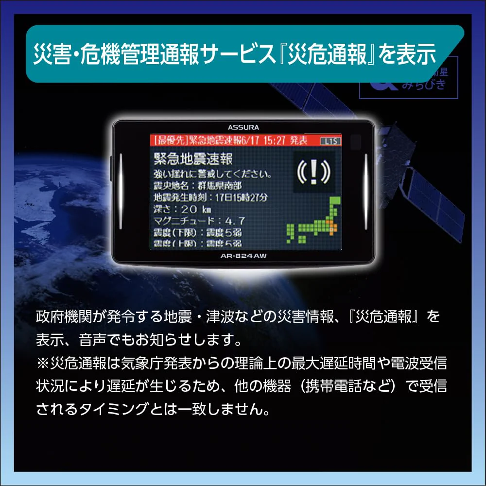 Cellstar AR-824AW Laser/GPS Radar 18-band Triple Sensor OBD-II Dashcam Link - Image 7