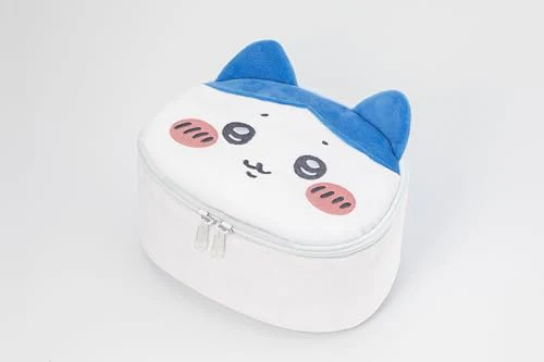 Chiikawa Fluffy Vanity Pouch Hachiwara Soft Makeup Bag Compact Storage - Image 3