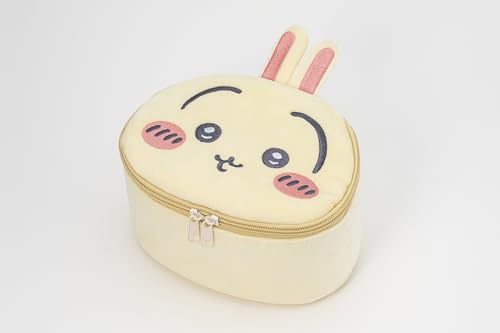 Chiikawa Fluffy Vanity Pouch Rabbit Design Soft Makeup Bag Compact Size - Image 4