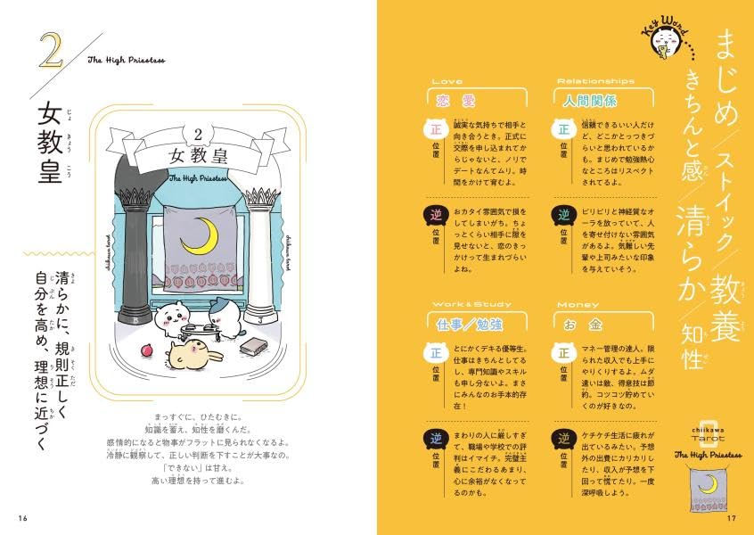 Chiikawa Tarot Cards with 22 Original Illustrated Cards Set - Image 5