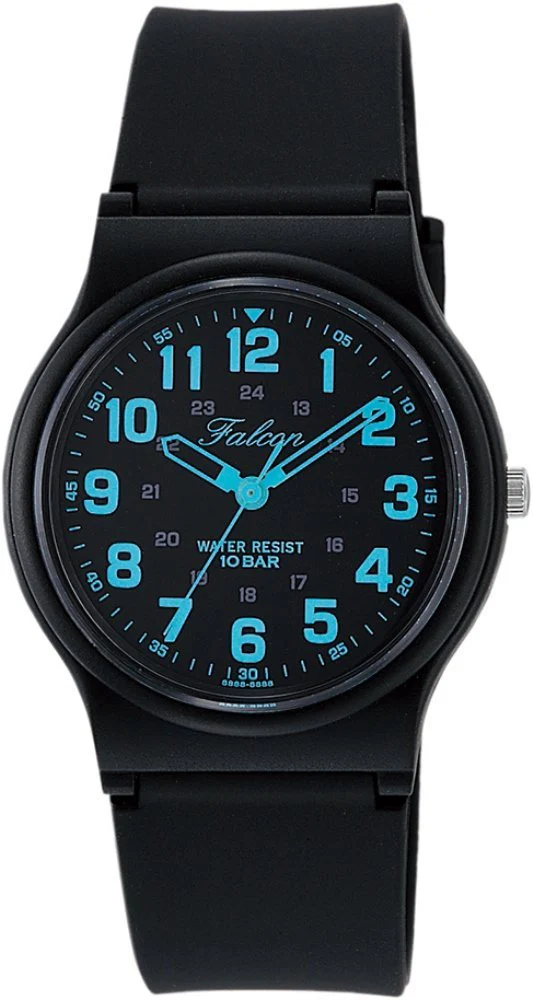CITIZEN Q&Q Analog Waterproof Watch VP46-859 Men's Black Blue